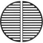 Wiltec - set 2x barbecue semi - circulaire ? 49, 8 x 24, 3 x 0, 9 cm ? en fonte ? bbq charbon de bois ...