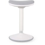 Wiltec - tabouret ergonomique assis debout ? 36 x 23 x 55 - 82 cm ? capacit� max. 135 kg ? couleur grise ...