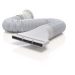 Wiltec - tuyau raccord clim 0, 7 - 1, 7 m,  116 mm, pour systme d'extraction d'air systme d'vacuation, ...