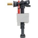 Wirquin - chasse d'eau wc robinet flotteur  alimentation latrale et basse doblo 10723731, gris