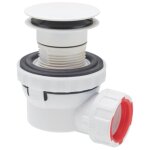 Wirquin nano 6. 7 siphon lavabo - bonde clic clac - blanc