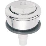 Bouton chasse d'eau wc double chasse pour mécanisme mw2 wirquin 10724089, chromé Bouton chasse d'eau wc double chasse pour mécanisme mw2 wirquin 10724089, chromé