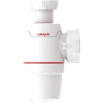 Wirquin - siphon �vier neo � 40 - d�bit 57, 5 l / min - diam�tre sortie 40 mm - blanc et rouge
