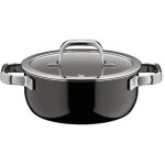 Wmf faitout bas 20 cm noir - fusiontec mineral pro
