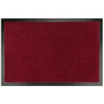 Wohndirect tapis de sol pour l'int�rieur et l'ext�rieur t�rmatte - 1 pi�ce 40x60 cm, rouge