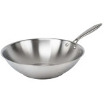 Wok 28 cm en inox 18 / 10 triply fackelmann vita3