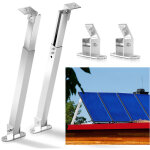 Wolketon 2pcs assemblage de support solaire photovolta�que. support pour panneau solaire