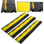 Wolketon 3 pi�ces rampe protection c�ble pont de c�ble rampe de passage 2 canaux protection canal de ...