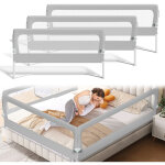 Wolketon 3x barri�re de lit pliable pour b�b� / enfant oxford angle 180� avec extra gurt zur befestigung ...