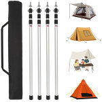 Wolketon 4 pcs m�ts de tente t�lescopiques 88?234 cm, hauteur r�glable et connexion fluide pour barnum ...