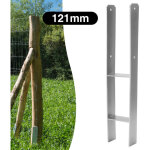 Wolketon 4x ancres h support de poteau ancre de poteau patte de poteau poutre 600mm pied de poteau