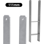 Wolketon 6x support de poteau ancre de poteau h pergola pied de poteau support de cl�ture ancre 111mm ...
