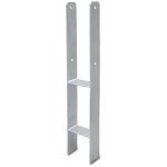 Wolketon 8x ancrage de poteau ancrage de poteau encastr� cl�ture d'�curie longue dur�e support de carport ...