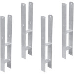 Wolketon ancrage de poteau support de poteau en h ancrage de poteau encastr� pour abris de voiture. maisons ...