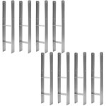 Wolketon ancre de poteau cl�tures support de poteau ancre h stable support de poteau 600mm pied de poteau ...