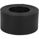 Wolketon bordure de jardin en pe bordurette de jardin flexible bordure de pelouse 2mm pav� noir 1000x10x0. ...
