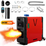 Wolketon chauffage diesel 8kw 12 v air diesel chauffage, air heater avec lcd t�l�commande, pour voiture ...