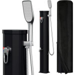 Wolketon douche solaire 20 l avec demi - colonne, housse de protection, bouchon de vidange et douchette ...