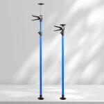 Wolketon etai de soutien t�lescopique, r�glable en hauteur 115 � 290cm, acier, set de 2