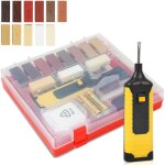 Wolketon kit de r�paration parquet sol set 11x b�ton de cire en diff�rentes couleurs pour r�parations ...