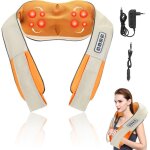 Wolketon masseur cervical dos epaule cou shiatsu electrique chauffant sans fil vibrant appareil de massage ...