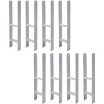 Wolketon poteau en h ancrage support de cl�ture cl�ture d'�curie support de poteau en h durable 111mm ...