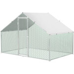 Wolketon poulailler 3�2�2 m ? enclos pour petits animaux, voli�re ext�rieure, cage � poules en acier ...