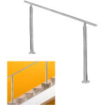 Wolketon rampe d'escalier ext�rieure en inox pour ext�rieur ensemble pour escaliers balustrade jardin ...