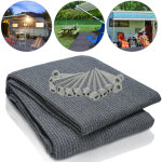 Wolketon tapis de tente 400x400 cm hdpe pehd solide pour camping de groupe