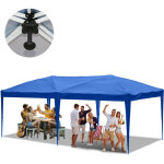 Wolketon tonnelle de jardin tente pliante protection du soleil uv 50 + tonnelle pliante pop - up sans ...