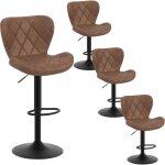 Woltu - lot de 4 tabouret de bar, tabouret de cuisine à hauteur réglable, chaise de bar pivotante en ... Woltu - lot de 4 tabouret de bar, tabouret de cuisine à hauteur réglable, chaise de bar pivotante en ...