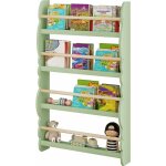 Woltu - bibliothque murale pour chambre d'enfants tagre de rangement en bois mdf  4 niveaux, 60x14, ...