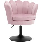 Chaise de coiffeuse woltu chaise en velours, fauteuil avec si�ge rembourr�, chaise pivotante 360�, hauteur ...