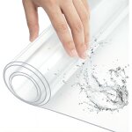 Nappe transparente imperm�able, film de protection pour table en pvc, �paisseur 1mm, 100x180cm - woltu ...