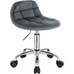 Woltu - tabouret de bureau, tabouret coiffeuse en velours, chaise d'ordinateur pivotante à roulettes, ... Woltu - tabouret de bureau, tabouret coiffeuse en velours, chaise d'ordinateur pivotante à roulettes, ...