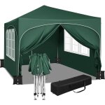 Woltu tente de fête 3x3m avec 4 sacs de sable, tonnelle de jardin avec 4 parois latérales, pavillon pop ... Woltu tente de fête 3x3m avec 4 sacs de sable, tonnelle de jardin avec 4 parois latérales, pavillon pop ...