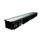 Caniveau galvanis� 1000 x 125 x 105 mm - par pi�ce