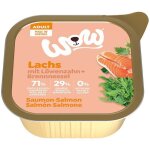 Wow aliment humide pour chien barquette 150 g - wow lachs - saumon, pissenlit et ortie 150 g