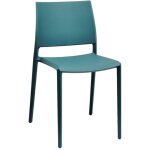 Ws design ? chaise milano en polypropyl�ne ottanio ? hauteur 78 cm ? empilable ? pour int�rieur et ext�rieur ...