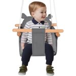 Hofuton balançoire interieur pour bébé et enfants, siège balançoire en bois et en coton, baby swing, ... Hofuton balançoire interieur pour bébé et enfants, siège balançoire en bois et en coton, baby swing, ...