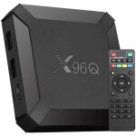 X96q tv box android 10 lecteur multim�dia h313 quad core 4k wifi 24ghz + 100m lan mini smart tv box 2g ...