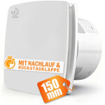 Xiiw - 150mm 18w / 35db extracteur d'air, ventilateur silencieux et puissant, avec fonction de retard, ...