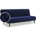 Xjydncg housse clic clac 3 places imperm�able 150 - 180cm housse canap� extensible sans accoudoir universelle( ...