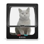 Xl, noir)chatière pour chat avec magnétique à 4 voies, porte pour animaux de compagnie pour chats et ... Xl, noir)chatière pour chat avec magnétique à 4 voies, porte pour animaux de compagnie pour chats et ...