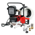 Wiltec - pompe  fuel gasoil bio autoaspirante ? 230 v / 600 w / 40 l / min ? avec pistolet de distribution ...