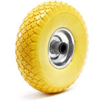 Roue complte increvable 3. 00 - 4 pour diable ? 255 x 74 mm ? en pu / polyurthane ? profil  crampons ...