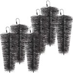 Wiltec - xpotool set 6x brosse prot�ge - goutti�re tuyaux de descente, � 8 - 12 x 25 cm, h�risson conique ...