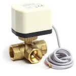 Vanne 3 voies motorise motovanne lectrovanne de zone  bille chauffage dn20 26. 9 mm (3 / 4') 220vac ...