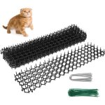 Xvx - 10 pcs anti - chat avec pointes 49cm tapis r�pulsif avec epine grille pic tapis anti - chiens pour ...