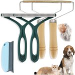Rasoir anti bouloche manuel, lot de 5 brosse chien chat, clean et enleve poils d animaux, pour manteau ...